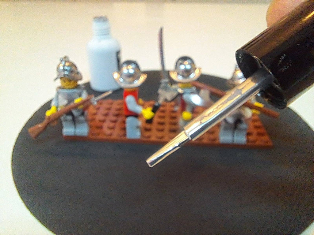 DIY polish Chrome Brush Metal Coating Plating miniature painting scale model
