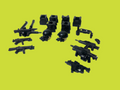Brick Special Force Gear Machine Guns Night Vision MP5 Miniature parts fit lego minifig